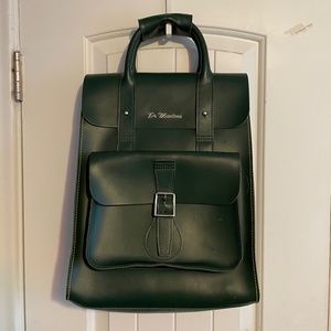 Dr Marten Leather Backpack - Green